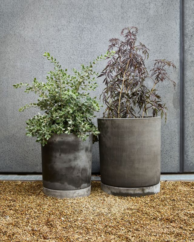 House Doctor Hook Blomkruka med Bricka Ljusgrå