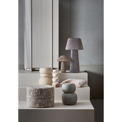 WOOOD Oda Sidobord Betonglook Grön/Grå