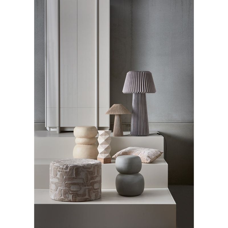 WOOOD Oda Sidobord Betonglook Grön/Grå