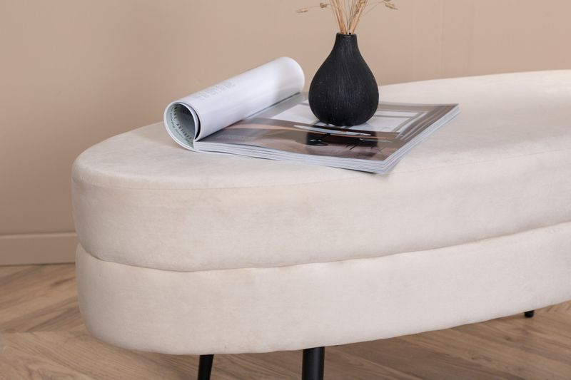 Venture Home Otto Ottoman Offwhite