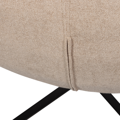 WOOOD Maudi Svängbar Fåtölj - Naturlig