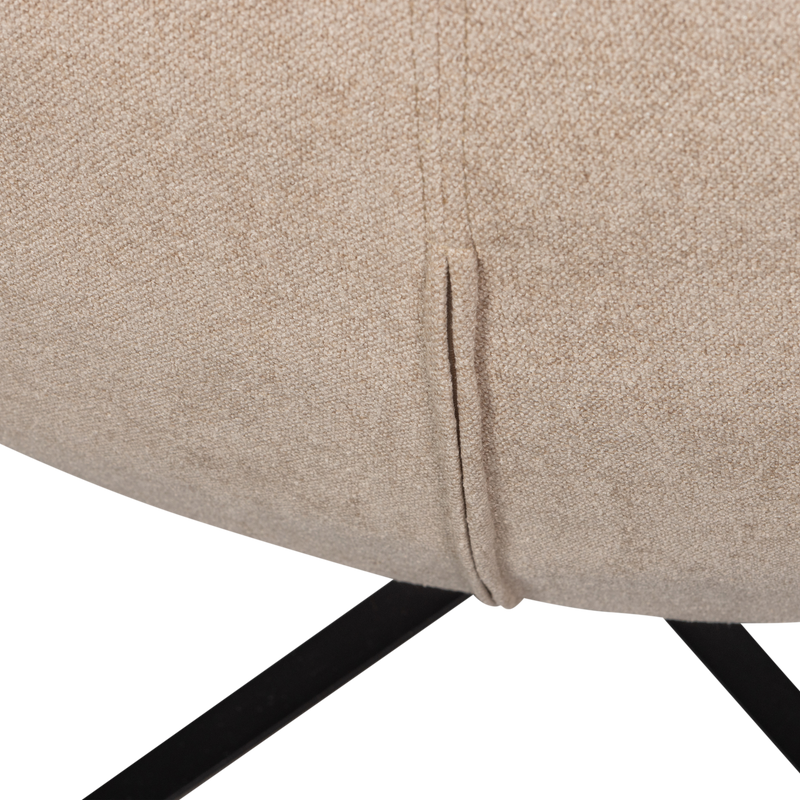 WOOOD Maudi Svängbar Fåtölj - Naturlig