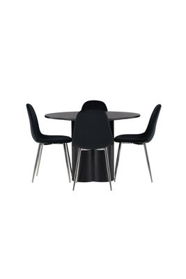 Venture Home Matgrupp Olivia med stolarna Polar