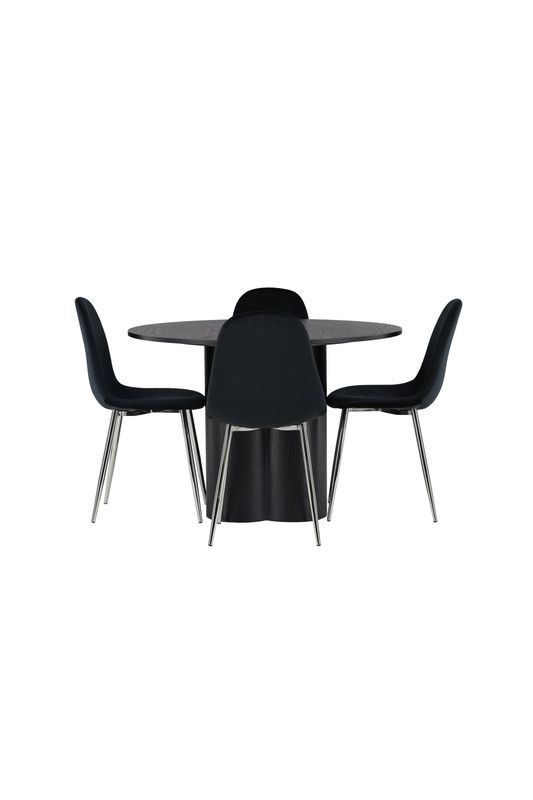 Venture Home Matgrupp Olivia med stolarna Polar