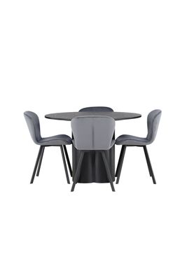 Venture Home Matgrupp Olivia med stolarna Lilja