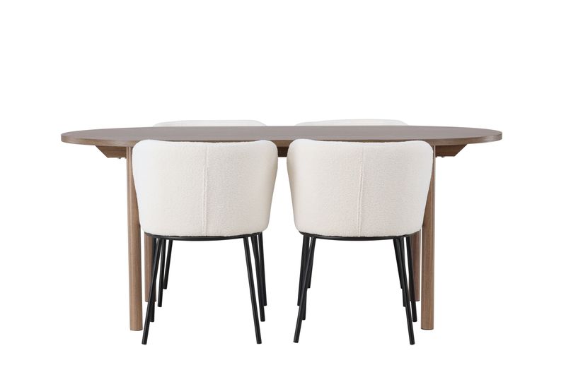 Venture Home Matgrupp Andy med Stolarna Edina