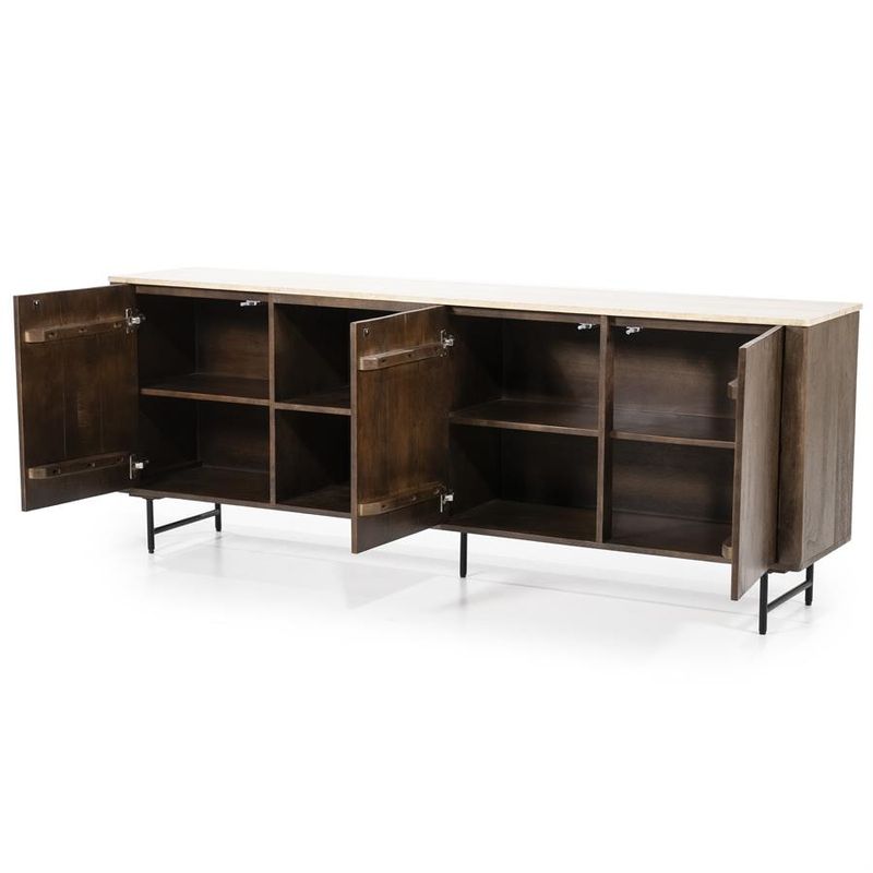 Eleonora Sideboard Lio - 3 Dörrar, Brun