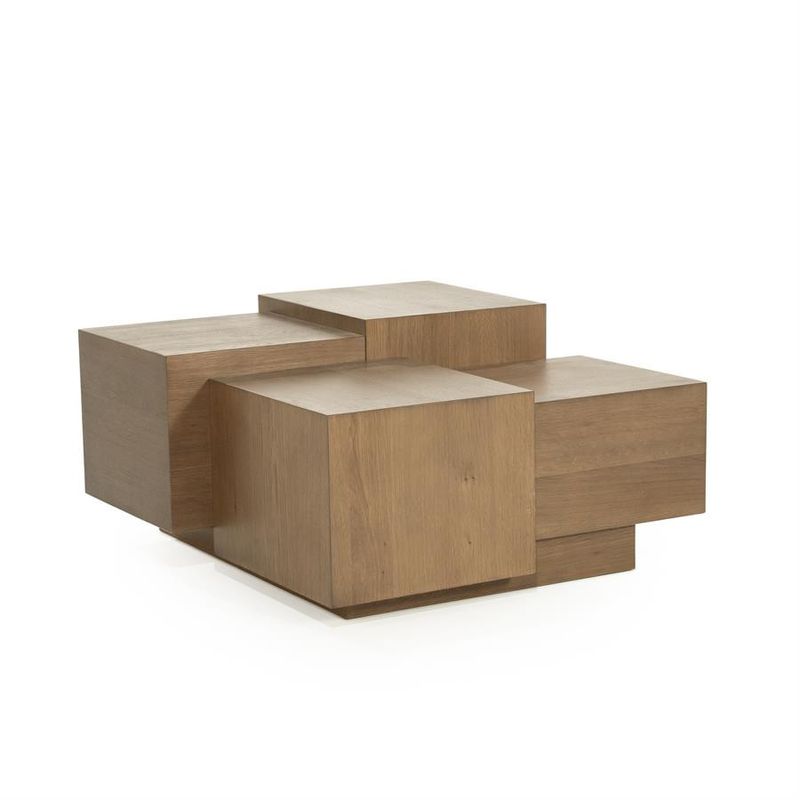 Eleonora Soffbord Quinten Fyrkantig - Brun