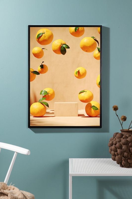 Venture Home Lemons Poster Beige