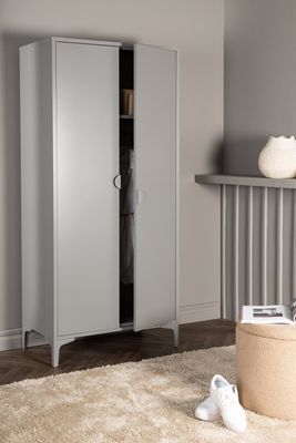 Venture Home Piring Förvaringsgarderob i Grått Stål