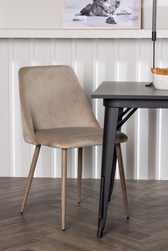 Venture Home Matgrupp Tempe med stolarna Night