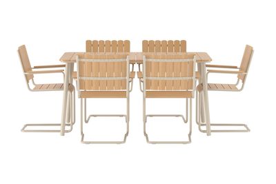 Venture Home Holmsund Matgrupp Beige