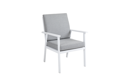 Brafab Samvaro Karmstol Vit/Grå