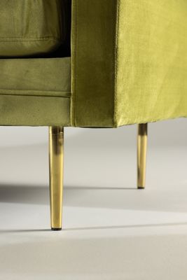 Venture Home Boom 3-Sits Soffa i Grön Sammet