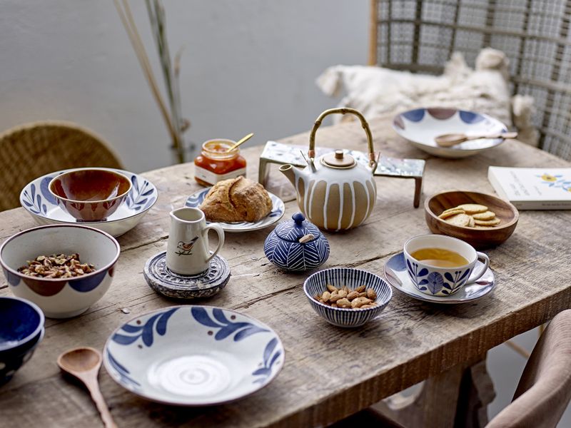 Creative Collection Camellia Skål, Blå, Porcelain - 12-pack
