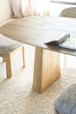 Eleonora Matbord Lune 300x105 cm - Natur