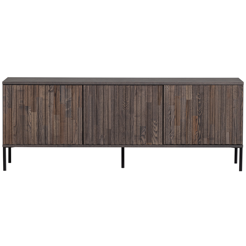 WOOOD New Gravure TV-bänk 150 cm i askfanér, espresso