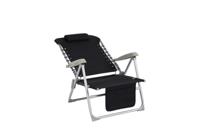 Brafab Ulrika Strandstol Silver/Svart