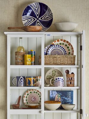 Bloomingville Wila Skåp, Vit, Granträ