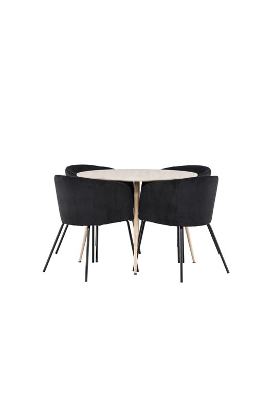 Venture Home Plaza Matbord med Berit Matstol