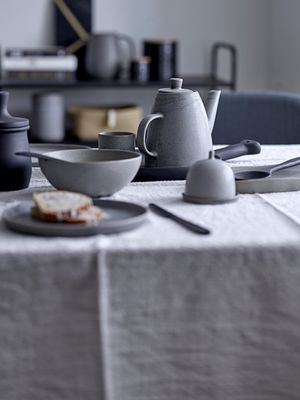 Bloomingville Kendra Skål, Grå, Stengods - 12-pack