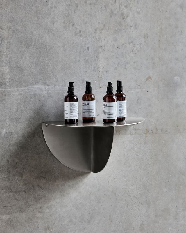 House Doctor Mega Sidobord Borstat silverfärg Brushed