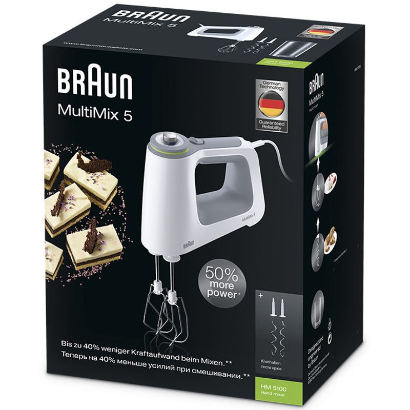 BRAUN Elvisp 750w Vit HM5100WH