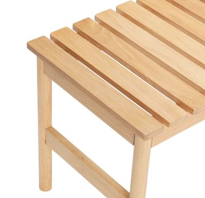 Hübsch Row bänk liten natur 70x40xh45 cm