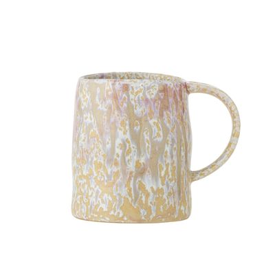 Bloomingville Yori Mugg, Rose, Stengods - 6-pack