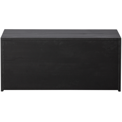 WOOOD NEW GRAVURE Bänk i Svart Furu [FSC]