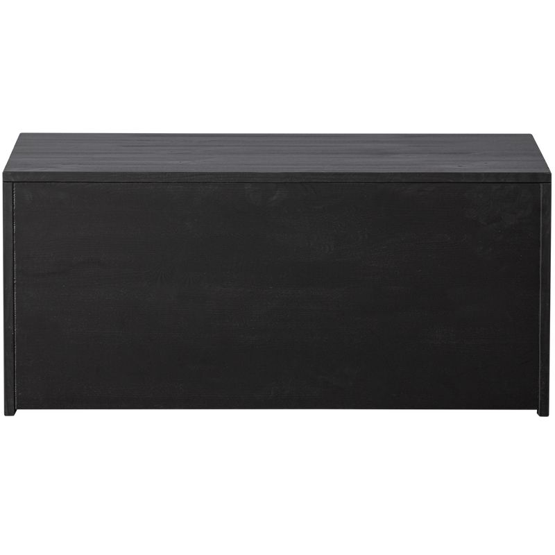 WOOOD NEW GRAVURE Bänk i Svart Furu [FSC]