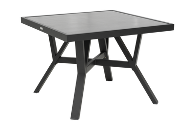 Brafab Samvaro bord 90x90 cm inkl glasskiva Antracit