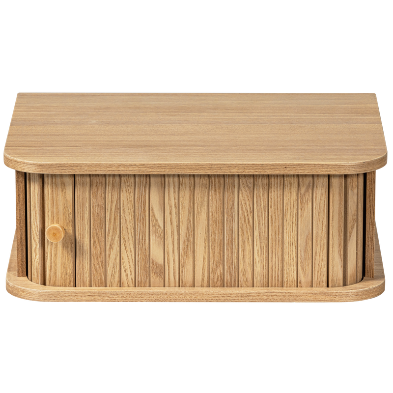 WOOOD Jena Väggmonterat Sängbord Natur