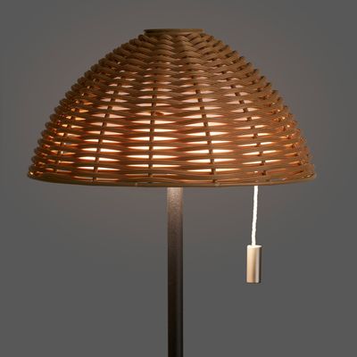 House Nordic Wigan LED Bordslampa Natur/Svart