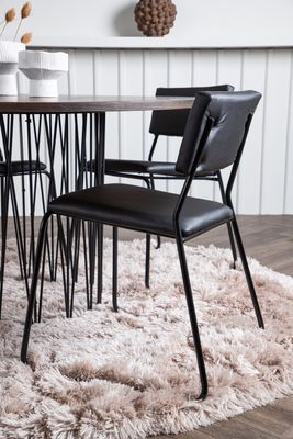 Venture Home Stone Rund Matgrupp