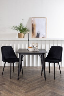 Venture Home Matgrupp Tempe med stolarna Night