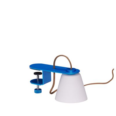 Hübsch Lure Vägglampa Metallic Blå