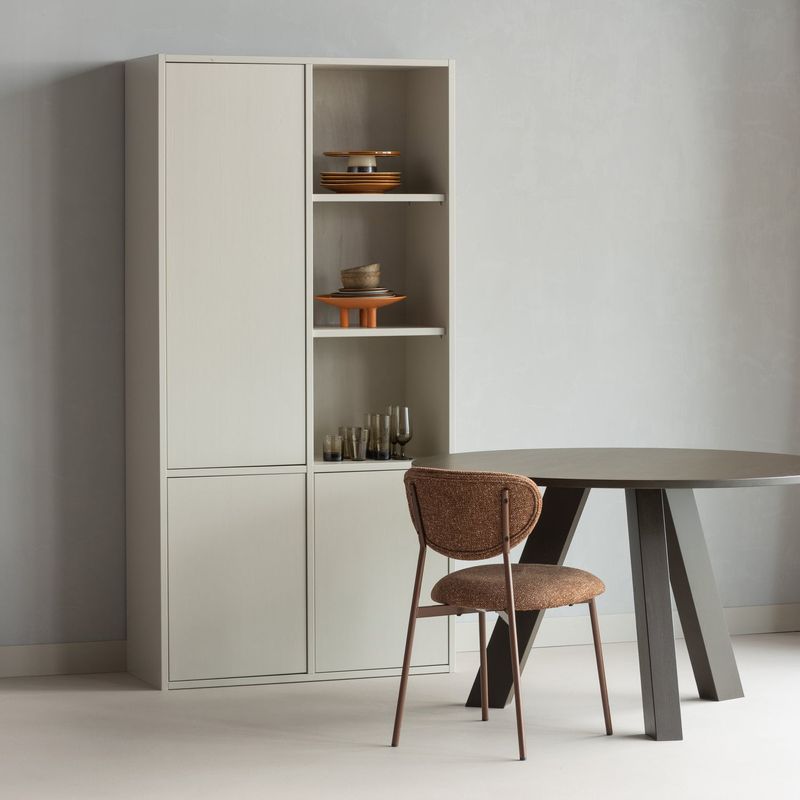 WOOOD Valor Matstol Brun 2 st