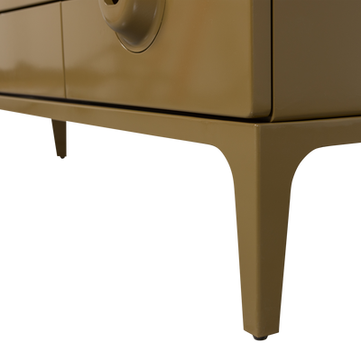 WOOOD MERGE TV-bänk i Eucalyptus-trä, honung