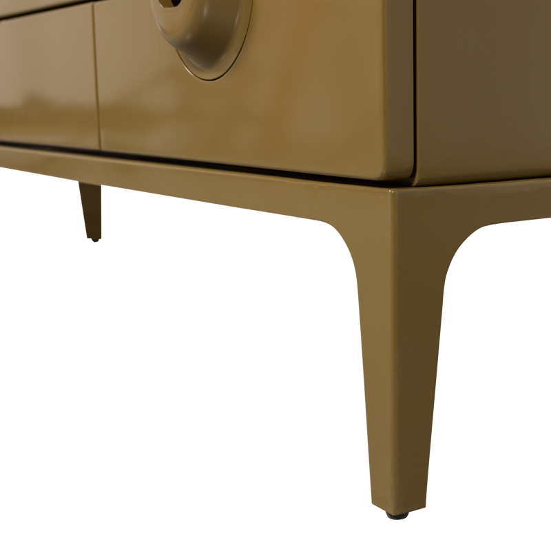 WOOOD MERGE TV-bänk i Eucalyptus-trä, honung