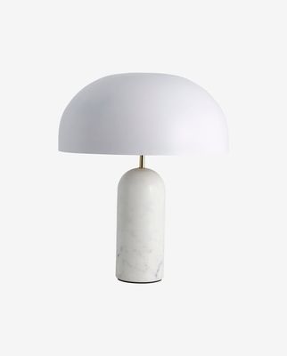 Nordal ATLAS bordslampa - med vit marmor