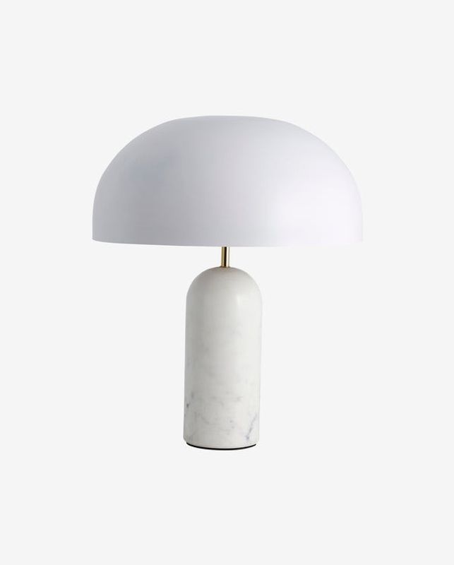 Nordal ATLAS bordslampa - med vit marmor