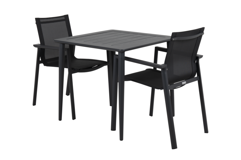 Brafab Nimes matbord 78x78 cm antracit