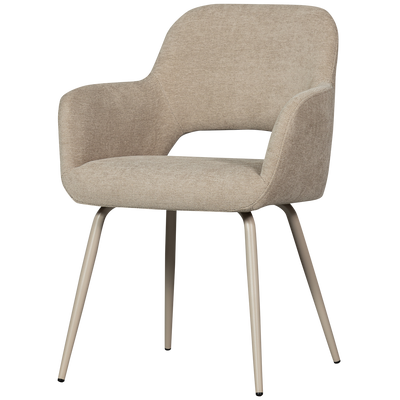 WOOOD Jenny Matstol i Vävd Tyg - Naturell 2 st