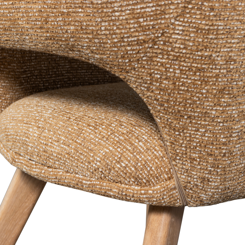 WOOOD Murat Matstol Gul med Ekben 2 st