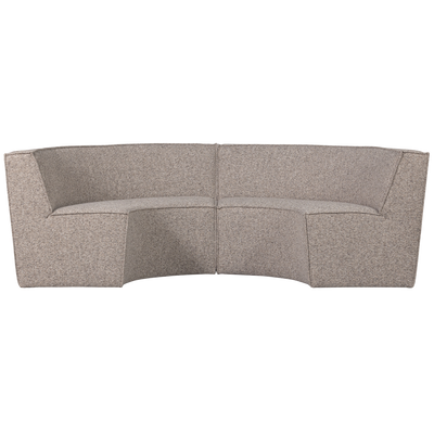 WOOOD EUROPA 4-sits Matbänk Vävda Tyg Sand Melange