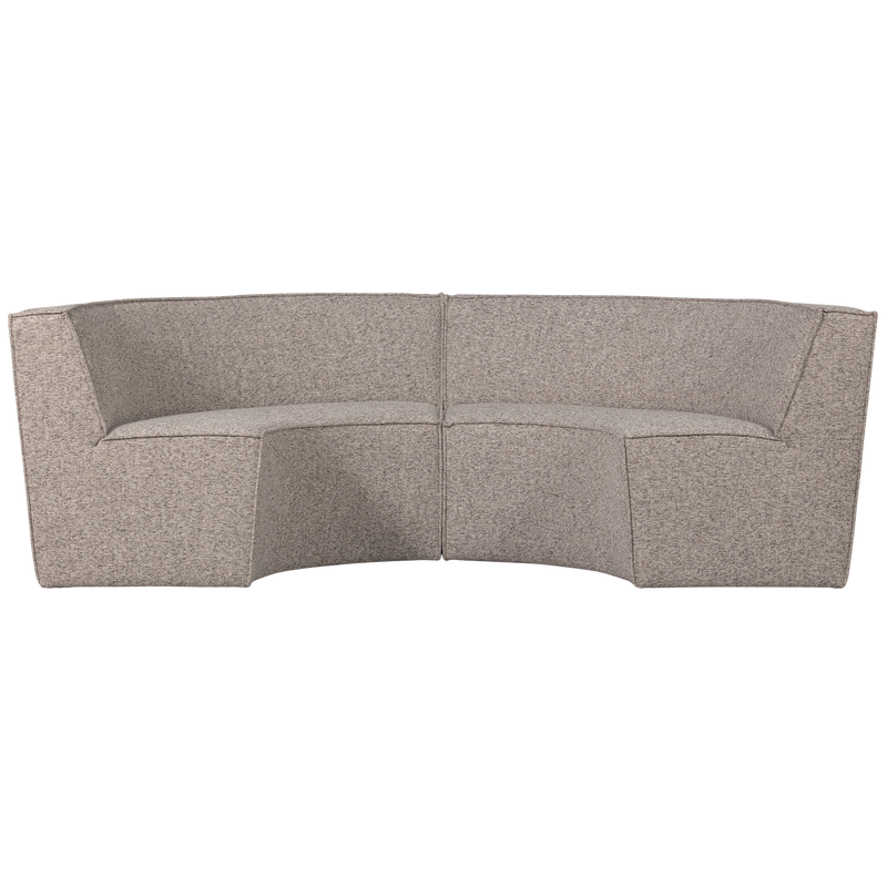 WOOOD EUROPA 4-sits Matbänk Vävda Tyg Sand Melange