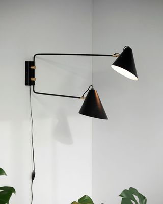 House Doctor Club Double Vägglampa Svart