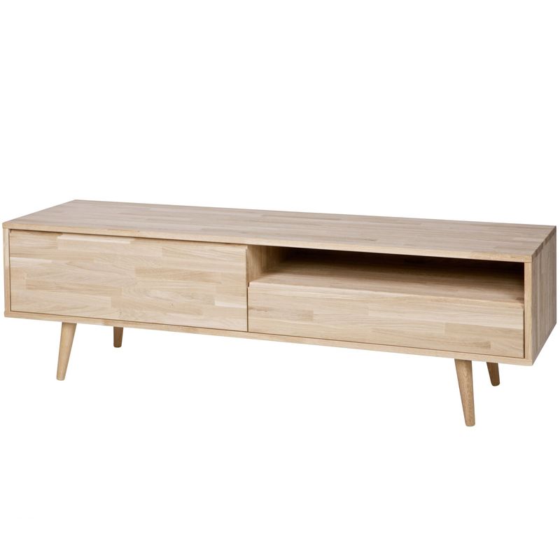 WOOOD Tygo TV-bänk 150 cm Ek med Retroben