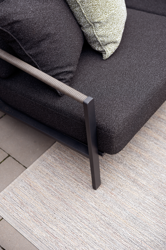 Brafab Lyra soffa Svart / Teddy black